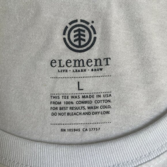 NWT ELEMENT Graphic Tee Lg - Picture 3 of 3